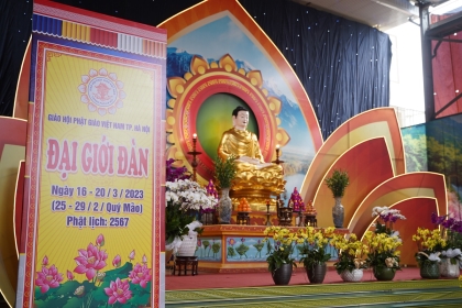 Hà Nội: Chuẩn bị cho Đại giới đàn tại chùa Bằng